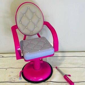 American Girl hair salon chair